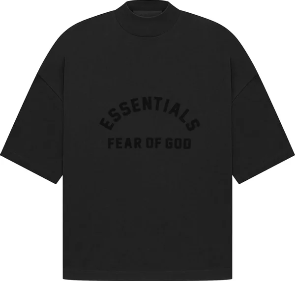 Fear of God Essentials Arch Logo Tee Jet Black