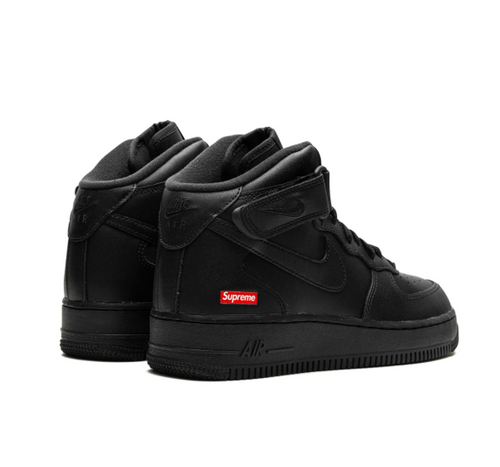 Nike Air Force 1 Mid Supreme Black