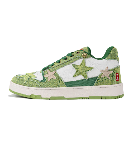 kaalixto Retro Star Sneakers - Avocado