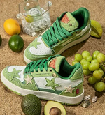 kaalixto Retro Star Sneakers - Avocado