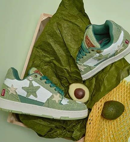 kaalixto Retro Star Sneakers - Avocado