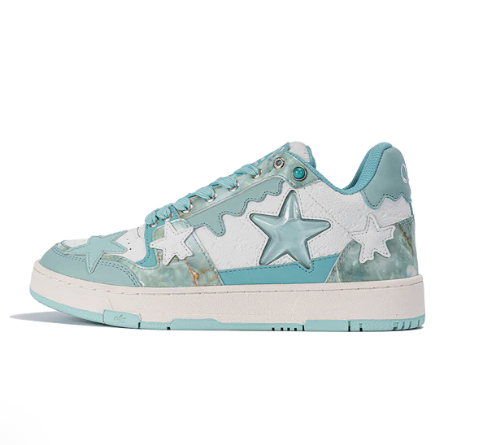 kaalixto Retro Star Sneakers - Green White