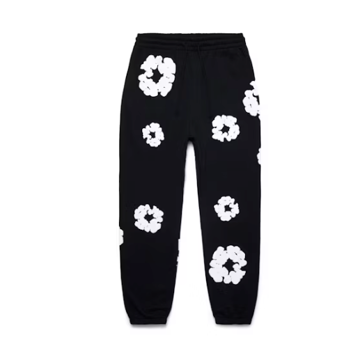 Denim Tears The Cotton Wreath Sweatpants Black
