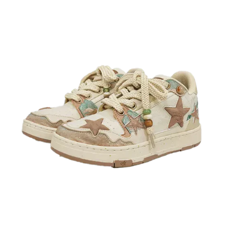 kaalixto Retro Star Sneakers - Brown Limited