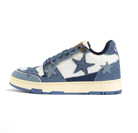 kaalixto Retro Star Sneakers - Denim