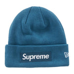 Supreme New Era Box Logo Beanie (FW23) Blue