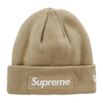 Supreme New Era Box Logo Beanie (FW23) Dark Sand