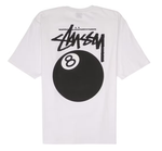 Stussy 8 Ball Tee White