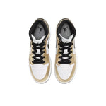 Jordan 1 Mid Metallic Gold Black White (GS)