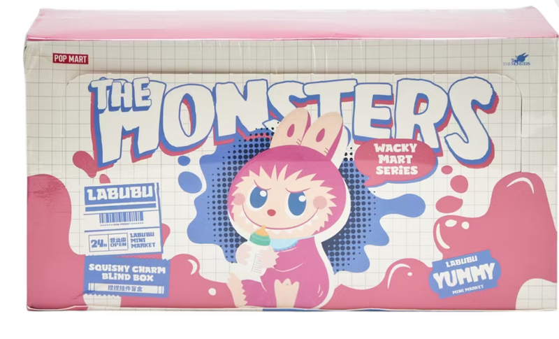 Pop Mart Labubu The Monsters WackyMart Series Sauishy Charm SealedCase