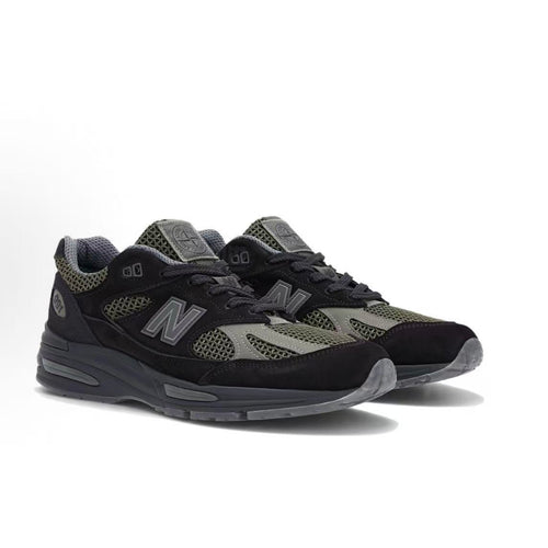 New Balance 991v2 MiUK Stone Island Black