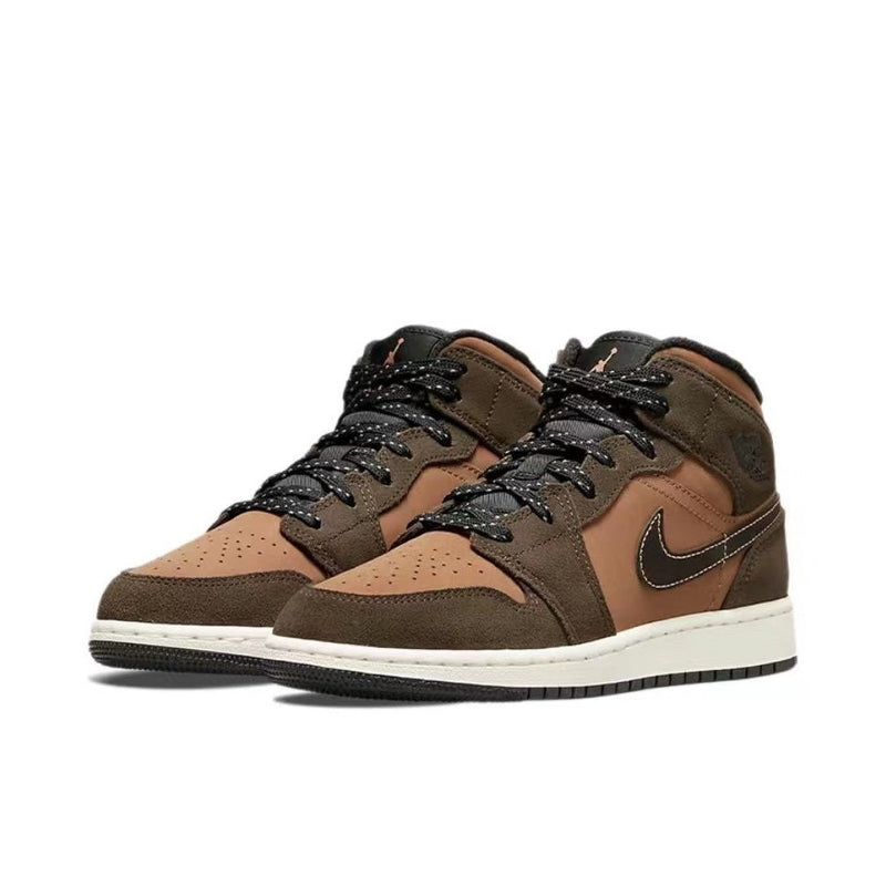 Jordan 1 Mid SE Dark Chocolate (GS)