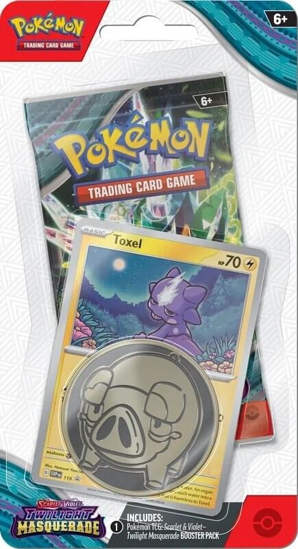 Pokemon Twilight Masquerade Single Pack Blister [Toxel] - SV06: Twilight Masquerade (TWM)