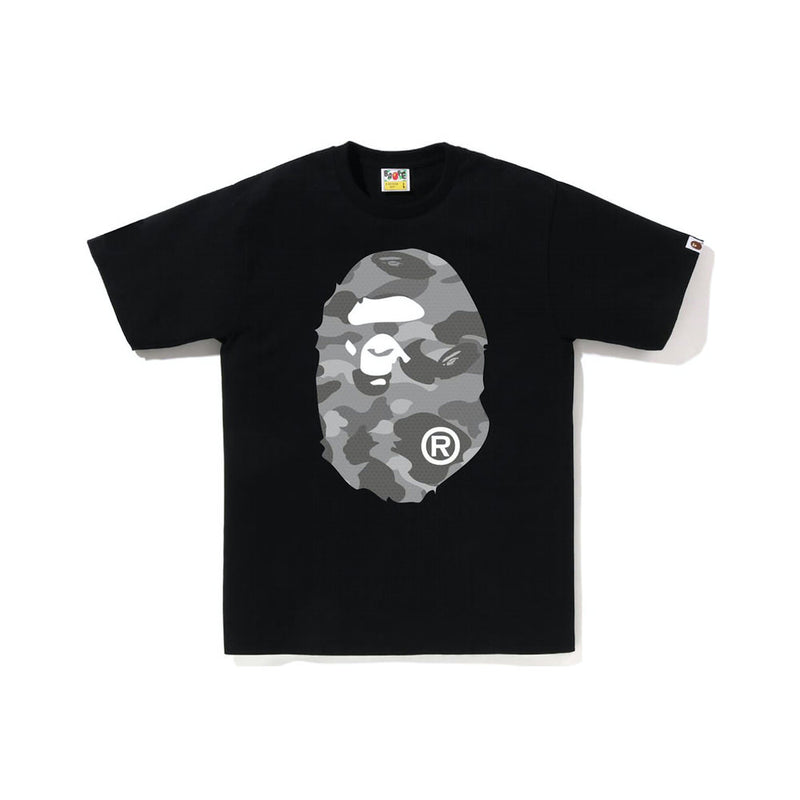 BAPE Color Camo Big Ape Head Tee Black/Grey