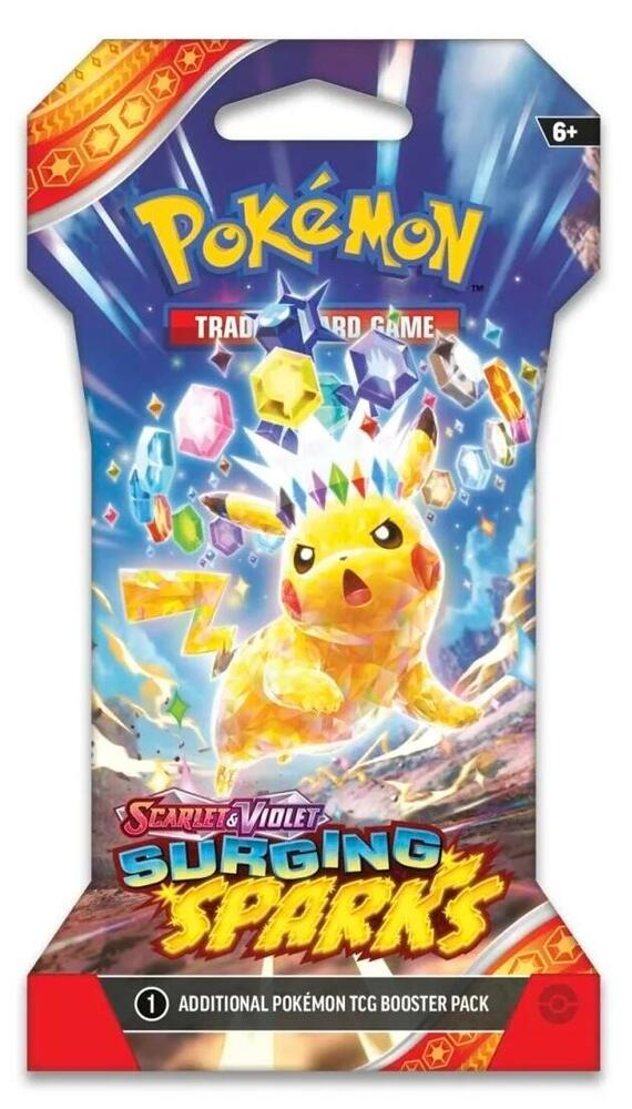 Pokemon Surging Sparks Sleeved Booster Pack - SV08: Surging Sparks (SSP)