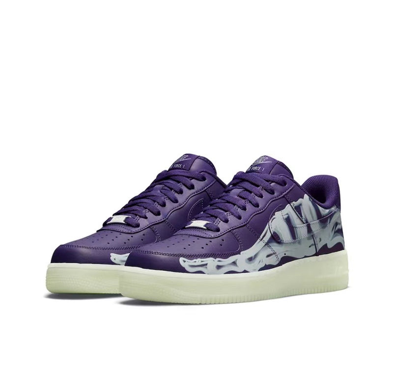 Nike Air Force 1 Low '07 QS Purple Skeleton Halloween (2021)