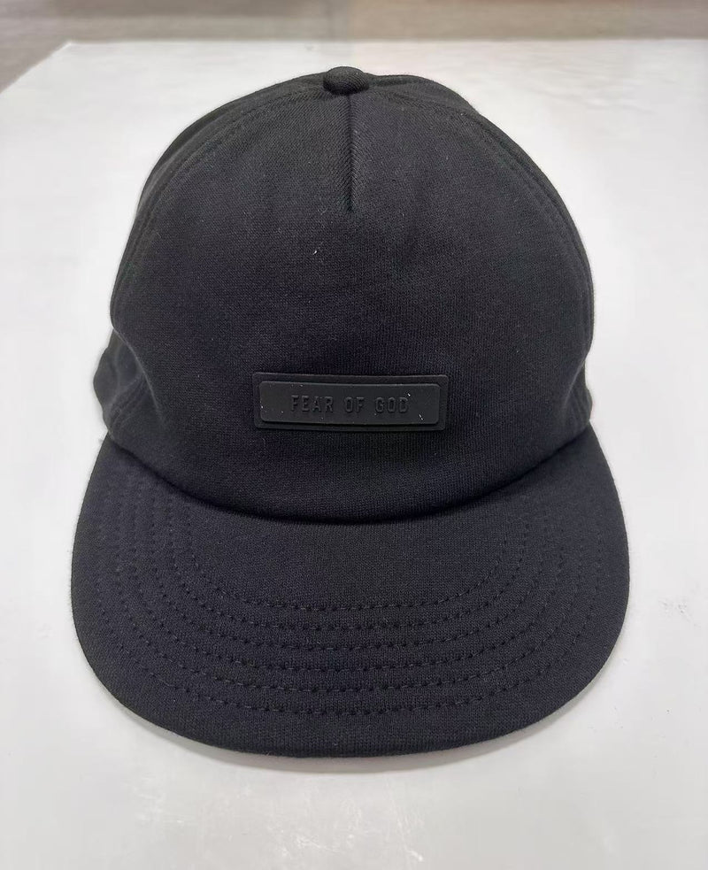 Fear of God Essentials Baseball Cap Jet Black(SS24)