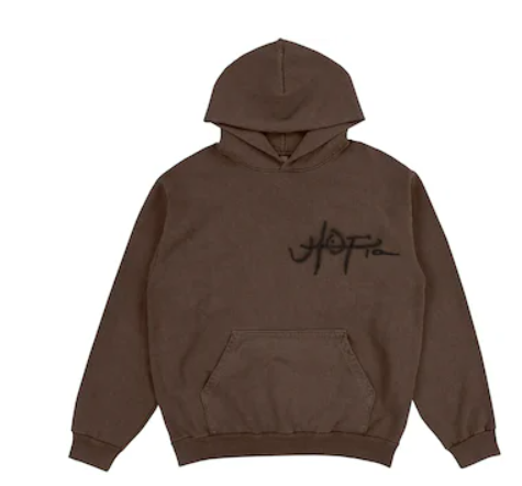 Travis Scott Utopia A2 Hooded Sweatshirt Brown