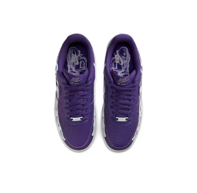 Nike Air Force 1 Low '07 QS Purple Skeleton Halloween (2021)