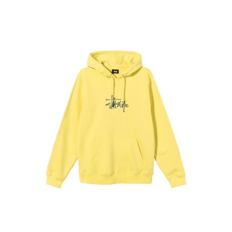 Stussy Copyright Stock App Hoodie - Lemon