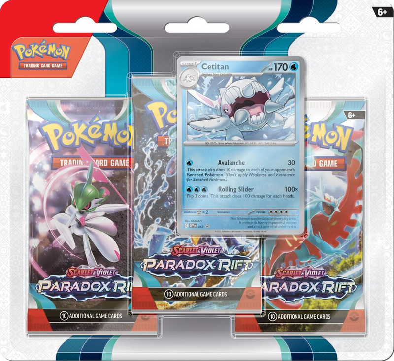 POKEMON SV4 PARADOX RIFT 3PK BLISTER