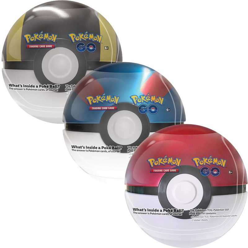 Pokemon TCG Pokeball Tins 3 packs