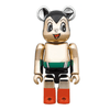 Bearbrick Astro Boy Chrome Ver. 100% & 400% Set