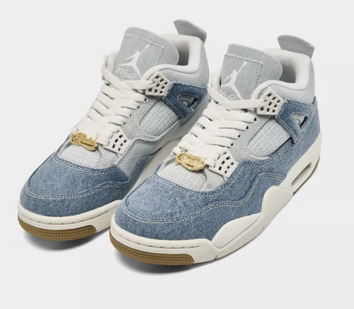 Jordan 4 Retro TEX Denim Worn Blue (W)