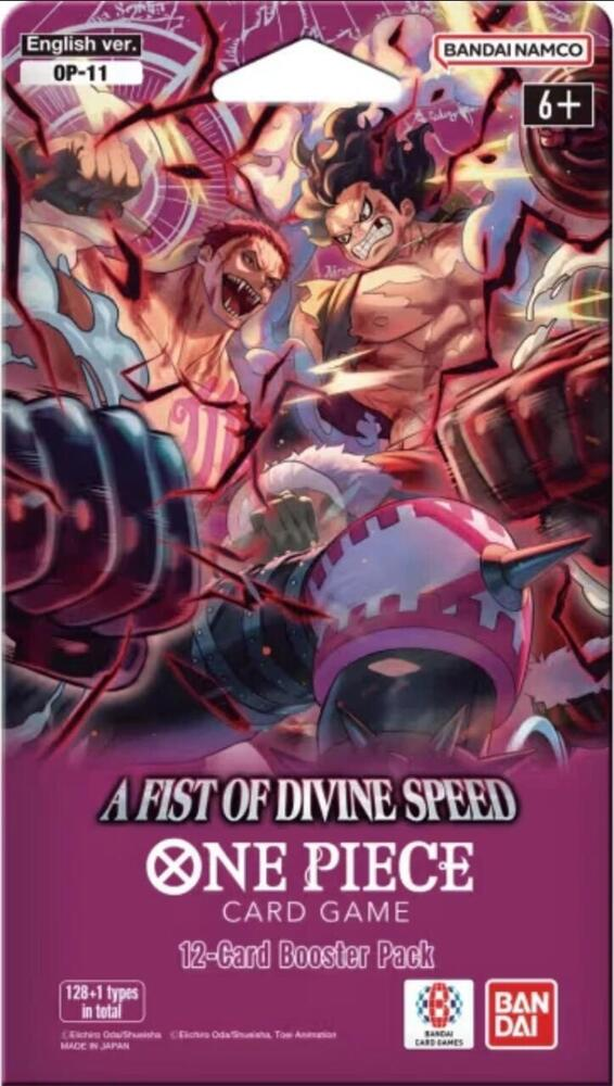 A Fist of Divine Speed Sleeved Booster Pack - A Fist of Divine Speed (OP11)