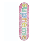 Supreme Candy Hearts Skateboard Deck Pink