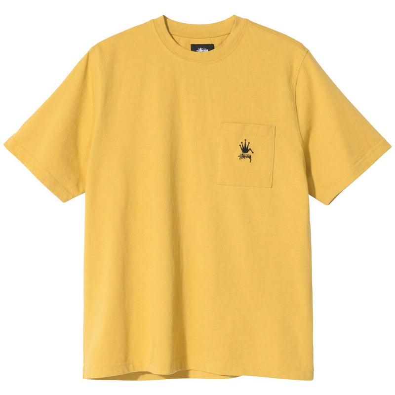 Stussy Crown Crew Tee - Gold