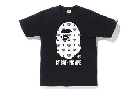 BAPE ABC Camo Monogram Tee Black/White