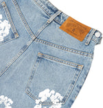 Denim Tears The Cotton Wreath Jean Short Light Wash