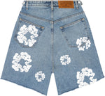 Denim Tears The Cotton Wreath Jean Short Light Wash