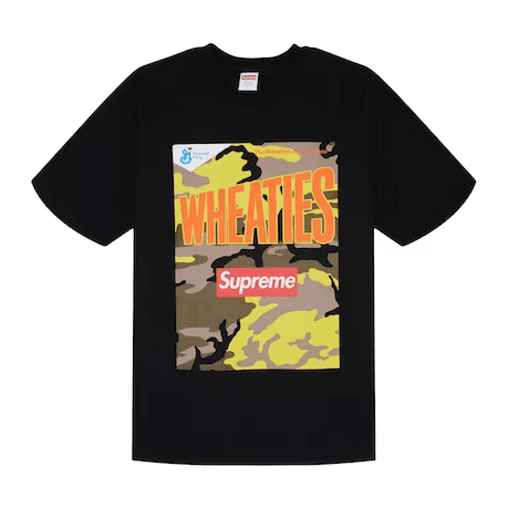 Supreme Wheaties Tee Black