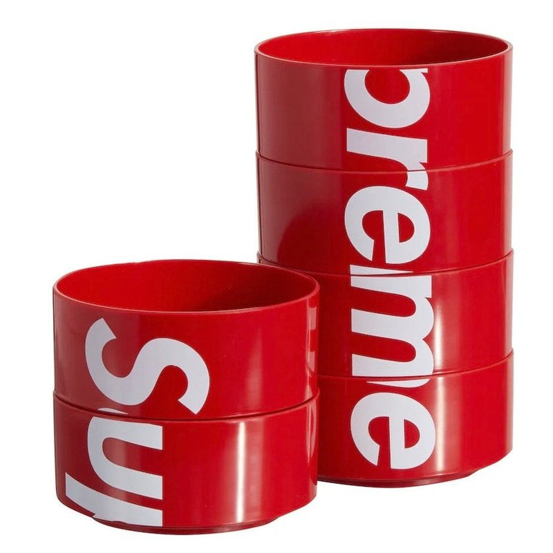 Supreme Heller Bowls (Set of 6) Red