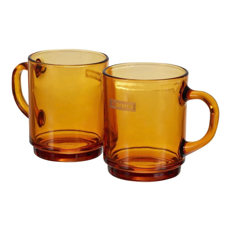 Supreme Duralex Glass Mugs (Set of 6) Amber