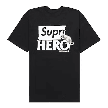 Supreme ANTIHERO Dog Tee Black – Uphead