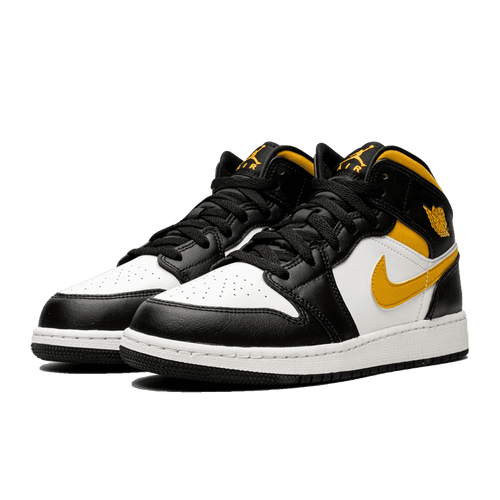 Jordan 1 Mid White Pollen Black (GS)