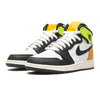 Jordan 1 Retro High White Black Volt University Gold (GS)