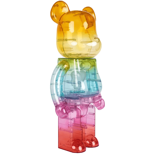 Bearbrick x Emotionally Unavailable Gradient Heart 1000% Multi