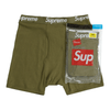 Supreme Hanes Boxers Briefs (2 Pack) Olive