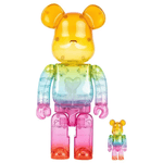 Bearbrick x Emotionally Unavailable Gradient Heart 100% & 400% Set Multi