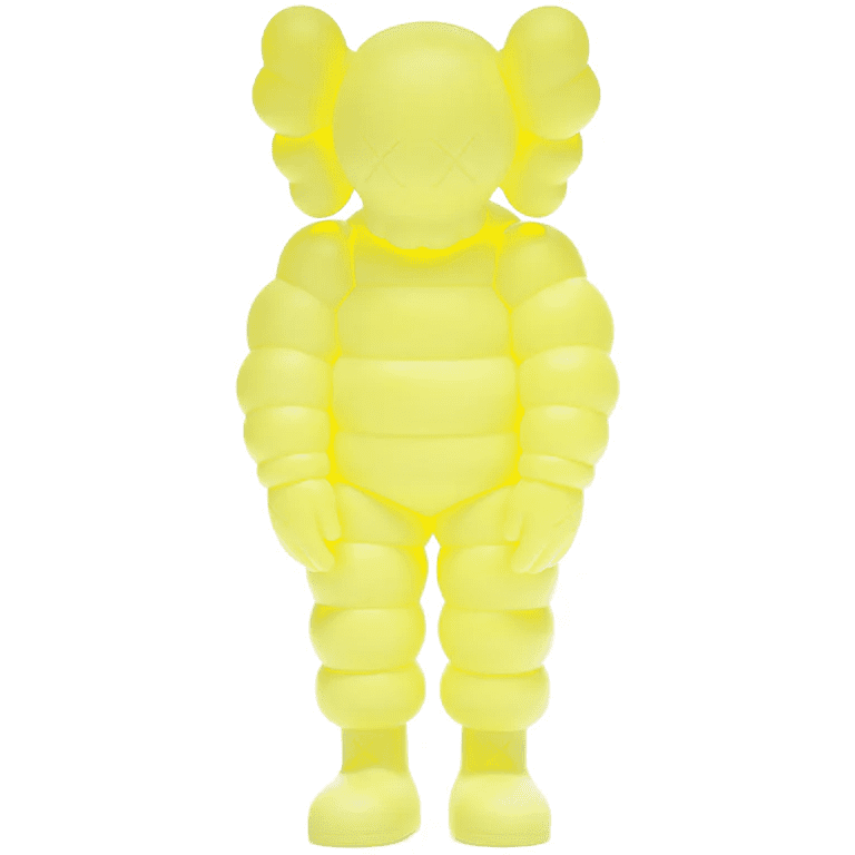 KAWS What Party Vinyl Figure Yellow