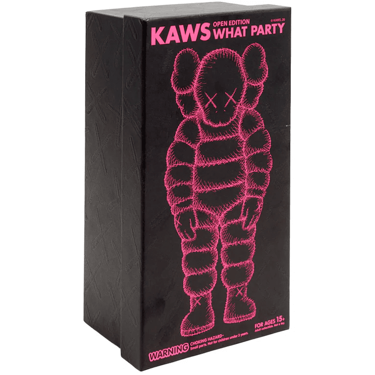 KAWS What Party Vinyl Figure Pink