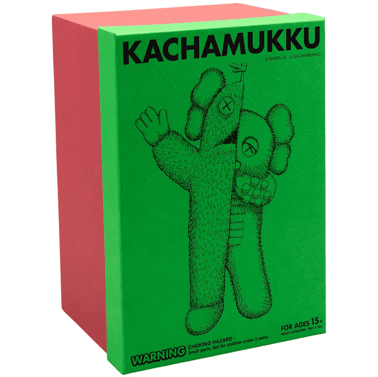 KAWS KACHAMUKKU Vinyl Figure Green/Red