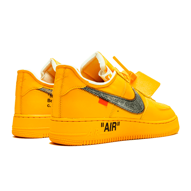 Nike Air Force 1 Low Off-white University Gold Metallic Silver in