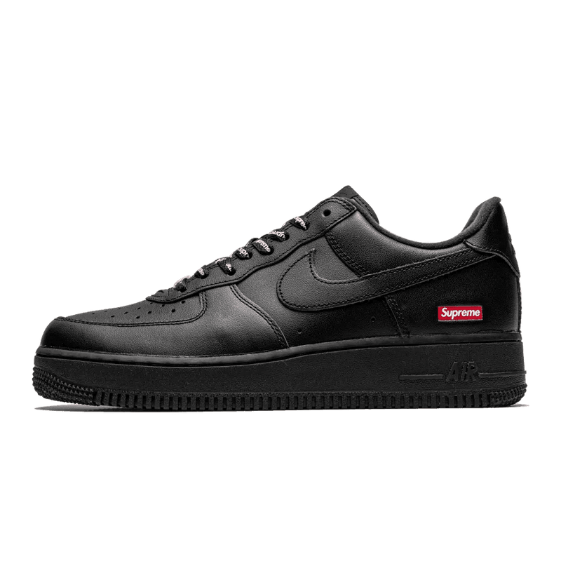 Nike Air Force 1 Low Supreme Black – Uphead Nike Air Force 1 Low Supreme Black – Uphead